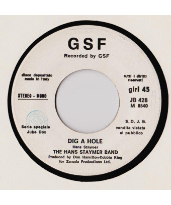 Dig A Hole   Daydream [The Hans Staymer Band,...] - Vinyl 7", 45 RPM, Jukebox