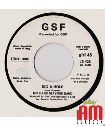 Dig A Hole Daydream [The Hans Staymer Band,...] - Vinyle 7", 45 RPM, Jukebox [product.brand] 1 - Shop I'm Jukebox 