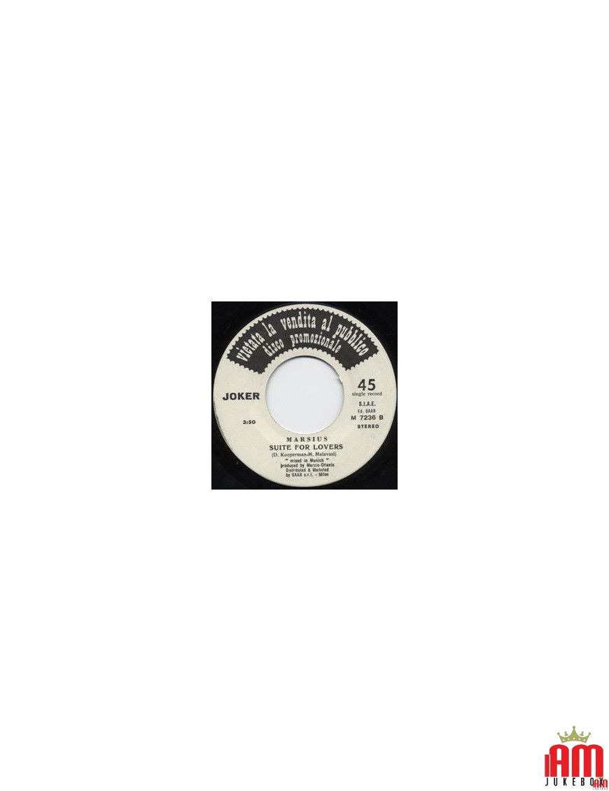 Don't Stop Me (I Like It) Suite For Lovers [David Christie,...] - Vinyl 7", 45 RPM, Promo [product.brand] 1 - Shop I'm Jukebox 