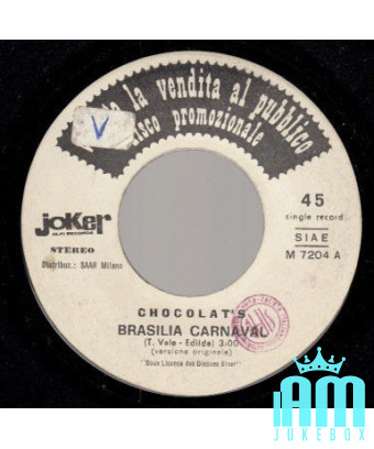 Brasilia Carnaval Mon Troisième Amour [Chocolat's,...] - Vinyl 7", 45 RPM, Promo [product.brand] 1 - Shop I'm Jukebox 