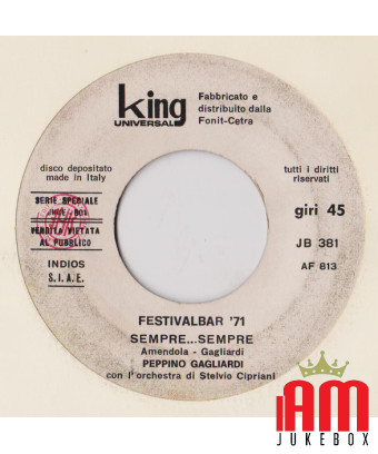 Always...Always Woman Happiness [Peppino Gagliardi,...] – Vinyl 7", 45 RPM, Jukebox