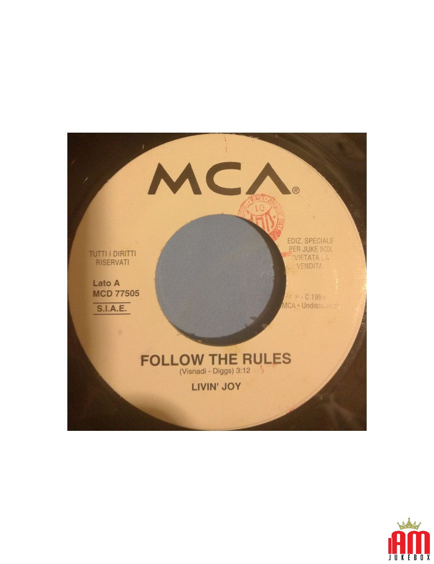 Follow The Rules Hit Me Off [Livin' Joy,...] - Vinyl 7", 45 RPM, Jukebox, Promo [product.brand] 1 - Shop I'm Jukebox 