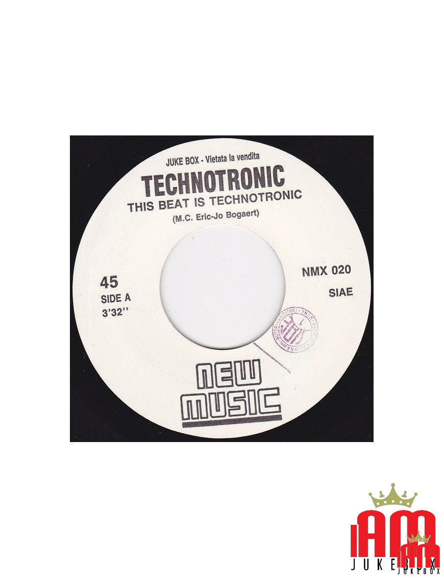 This Beat Is Technotronic Say It To Your Brother [Technotronic,...] - Vinyl 7", 45 RPM, Jukebox [product.brand] 1 - Shop I'm Juk