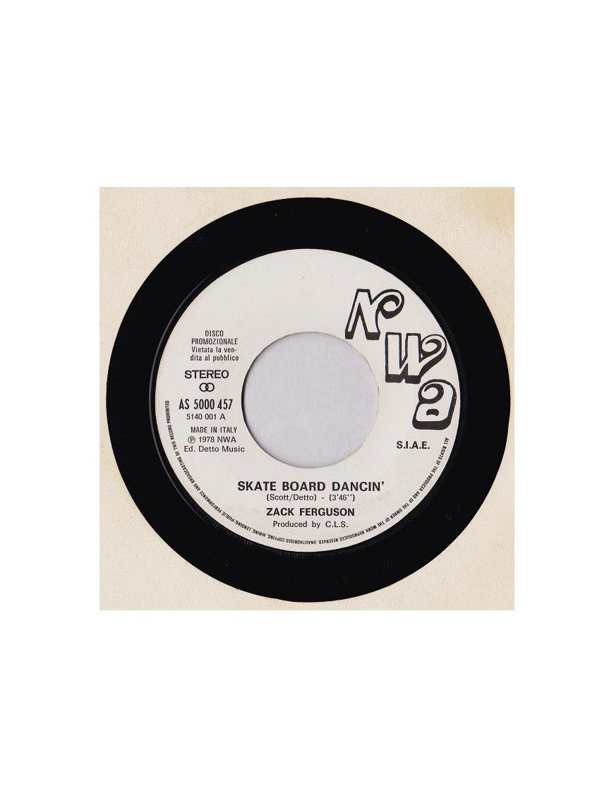 Skateboard Dancin' Il Tesoro [Zack Ferguson,...] – Vinyl 7", 45 RPM, Promo, Stereo [product.brand] 1 - Shop I'm Jukebox 