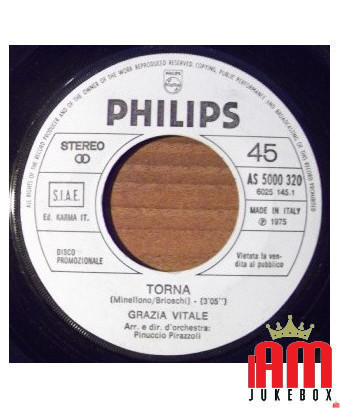 Disco Shirley [Grazia Vitale,...] - Vinyle 7", 45 RPM, Promo [product.brand] 1 - Shop I'm Jukebox 