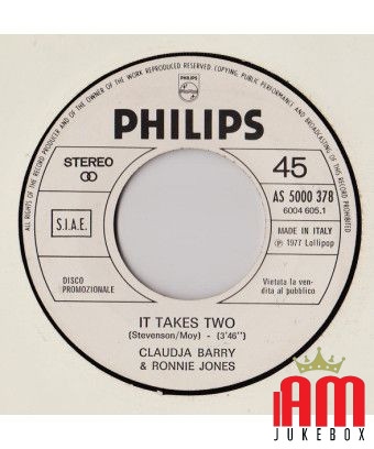 It Takes Two Voglia Di Morire [Claudja Barry,...] - Vinyl 7", 45 RPM, Promo [product.brand] 1 - Shop I'm Jukebox 