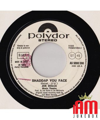 Shaddap You Face September [Joe Dolce Music Theatre,...] - Vinyl 7", 45 RPM, Promo [product.brand] 1 - Shop I'm Jukebox 