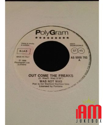 Out Come The Freaks Love Struck [Was (Not Was),...] - Vinyle 7", 45 RPM, Promo [product.brand] 1 - Shop I'm Jukebox 