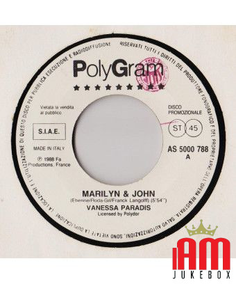 Marilyn & John Hand In Hand [Vanessa Paradis,...] - Vinyl 7", 45 RPM, Promo [product.brand] 1 - Shop I'm Jukebox 