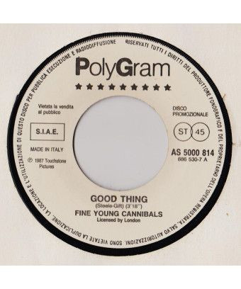 Good Thing Downtown [Fine Young Cannibals,...] - Vinyle 7", 45 RPM, Promo [product.brand] 1 - Shop I'm Jukebox 