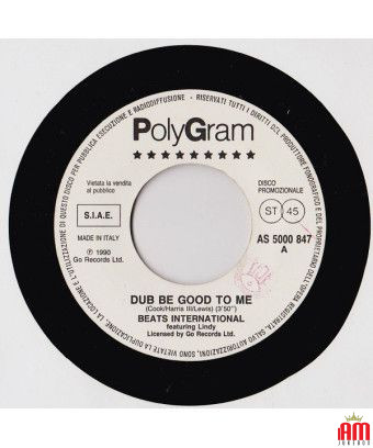 Dub Be Good To Me Advice For The Young At Heart [Beats International,...] – Vinyl 7", 45 RPM, Promo, Stereo [product.brand] 1 - 