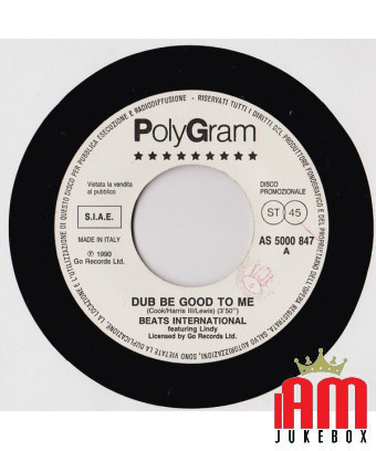 Dub Be Good To Me Advice For The Young At Heart [Beats International,...] - Vinyle 7", 45 RPM, Promo, Stéréo [product.brand] 1 -