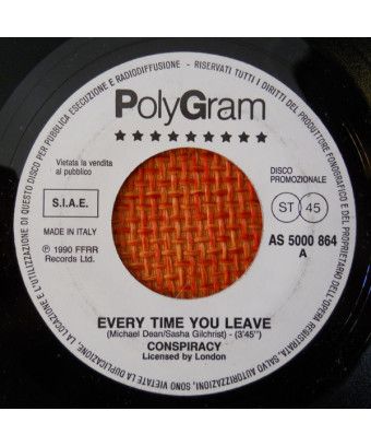 Every Time You Leave Only Your Love [Conspiracy (19),...] – Vinyl 7", 45 RPM, Jukebox, Promo [product.brand] 1 - Shop I'm Jukebo