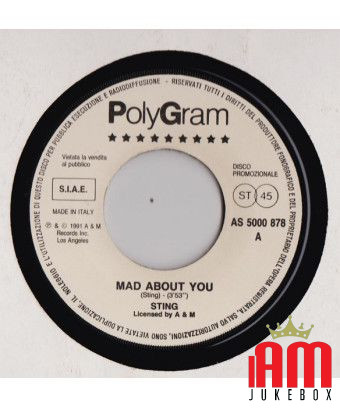 Mad About You Touch Me All Night Long [Sting,...] - Vinyle 7", 45 RPM, Promo, Stéréo [product.brand] 1 - Shop I'm Jukebox 