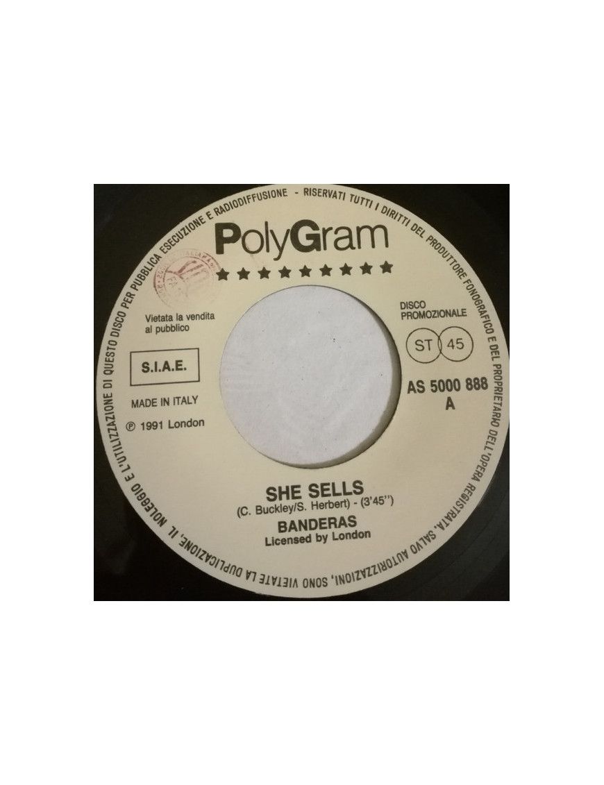 Elle vend une femme gitane (Elle est sans-abri) [Banderas,...] - Vinyl 7", 45 RPM, Single, Promo [product.brand] 1 - Shop I'm Ju