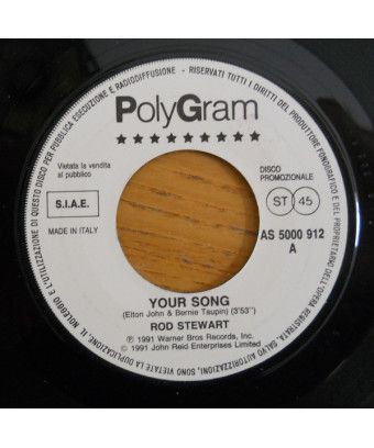 Your Song Burn Down The Mission [Rod Stewart,...] - Vinyle 7", 45 RPM, Jukebox, Promo [product.brand] 1 - Shop I'm Jukebox 