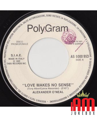 Love Makes No Sense All That She Wants [Alexander O'Neal,...] - Vinyl 7", 45 RPM, Promo [product.brand] 1 - Shop I'm Jukebox 