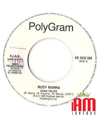 I'm Happy Wonderful Creature [Rudy Marra,...] - Vinyle 7", 45 RPM, Promo [product.brand] 1 - Shop I'm Jukebox 