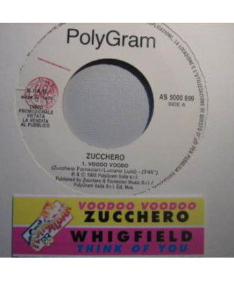 Voodoo Voodoo Think Of You [Zucchero,...] - Vinyl 7", 45 RPM, Promo [product.brand] 1 - Shop I'm Jukebox 