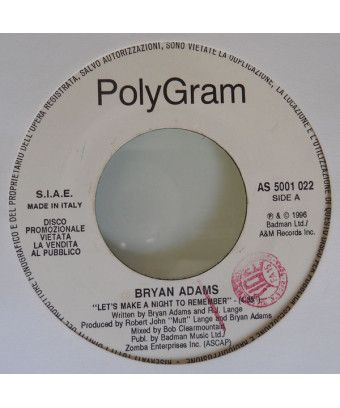 Faisons une nuit inoubliable sur Ocean Drive [Bryan Adams,...] - Vinyl 7", 45 RPM, Jukebox, Promo [product.brand] 1 - Shop I'm J