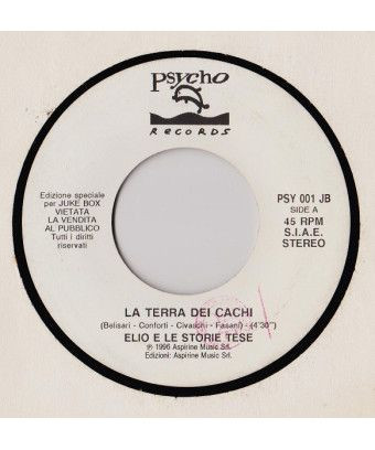 Le pays de Cachi n'est pas amour [Elio E Le Storie Tese,...] - Vinyl 7", 45 RPM, Jukebox, Stéréo [product.brand] 1 - Shop I'm Ju