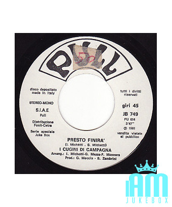 Bald wird es ohne deine Liebe enden [I Cugini Di Campagna,...] – Vinyl 7", 45 RPM, Jukebox [product.brand] 1 - Shop I'm Jukebox 