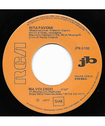 Aber ich möchte auf den Boogie-Mann achten! [Rita Pavone,...] – Vinyl 7", 45 RPM, Jukebox, Stereo [product.brand] 1 - Shop I'm J