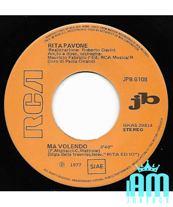 But Wanting to Watch Out For The Boogie Man! [Rita Pavone,...] - Vinyl 7", 45 RPM, Jukebox, Stereo [product.brand] 1 - Shop I'm 