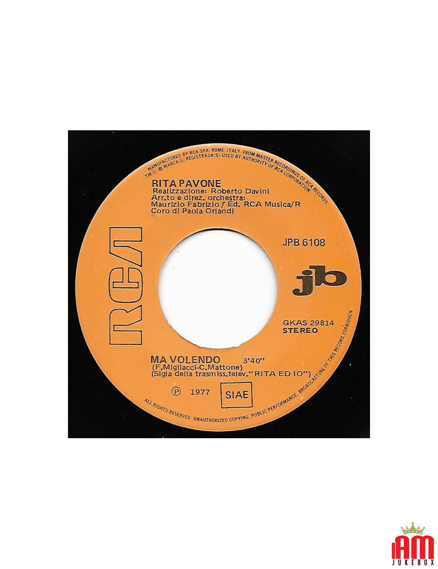 Aber ich möchte auf den Boogie-Mann achten! [Rita Pavone,...] – Vinyl 7", 45 RPM, Jukebox, Stereo [product.brand] 1 - Shop I'm J
