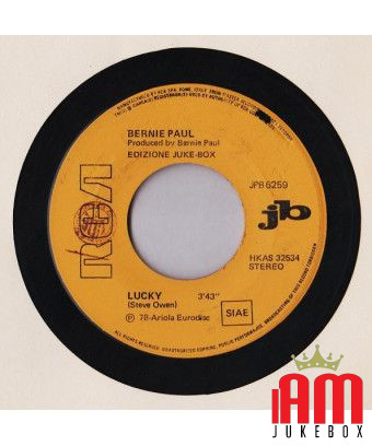 Lucky Stubborn Kind Of Fella [Bernie Paul,...] – Vinyl 7", 45 RPM, Jukebox, Stereo [product.brand] 1 - Shop I'm Jukebox 