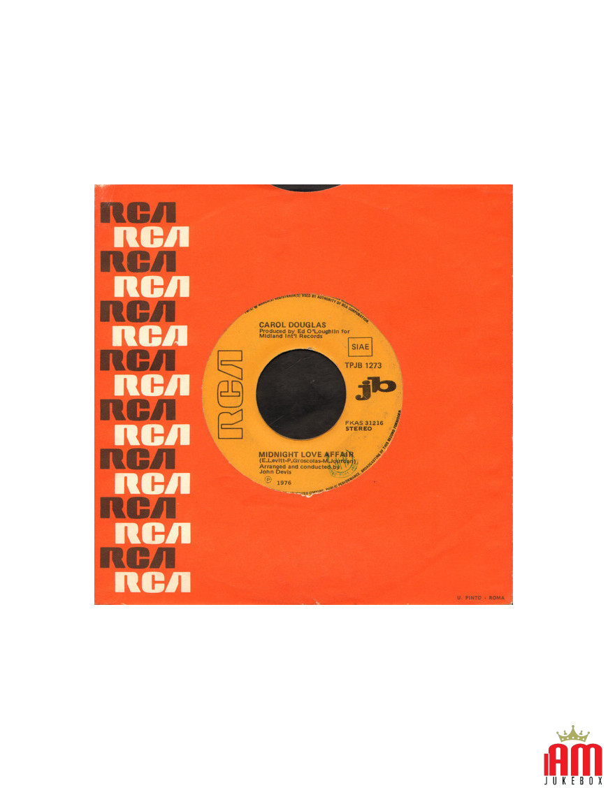  Midnight Love Affair Primo Amore [Carol Douglas,...] - Vinyle 7", 45 RPM, Jukebox