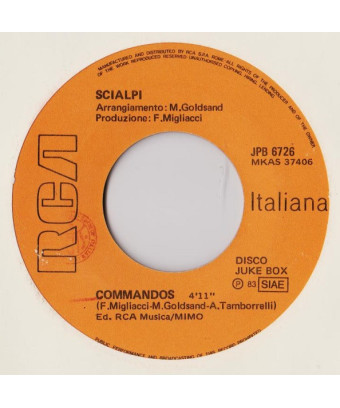Commandos   Trommeltanz (Din-Daa-Daa) [Scialpi,...] - Vinyl 7", 45 RPM, Jukebox, Promo, Stereo