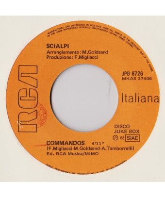 Commandos Trommeltanz (Din-Daa-Daa) [Scialpi,...] - Vinyle 7", 45 RPM, Jukebox, Promo, Stéréo [product.brand] 1 - Shop I'm Jukeb