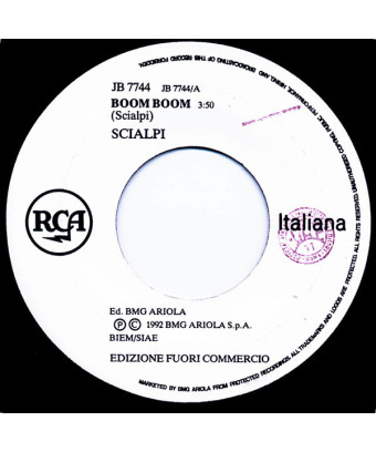 Boom Boom   Rhythm Is A Dancer [Scialpi,...] - Vinyl 7", 45 RPM, Promo