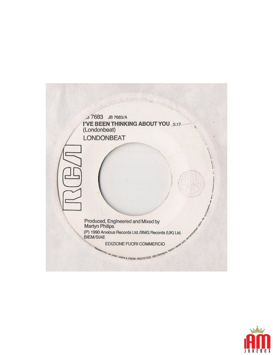 I've Been Thinking About You So Close [Londonbeat,...] – Vinyl 7", 45 RPM, Promo [product.brand] 1 - Shop I'm Jukebox 