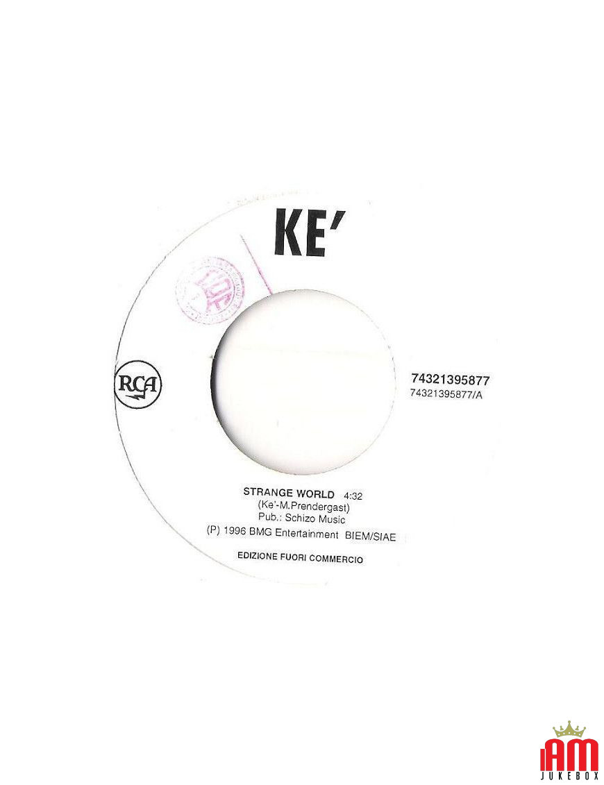 Strange World Generation Disco (Radio Edit) [Ké,...] - Vinyl 7", 45 RPM, Promo [product.brand] 1 - Shop I'm Jukebox 