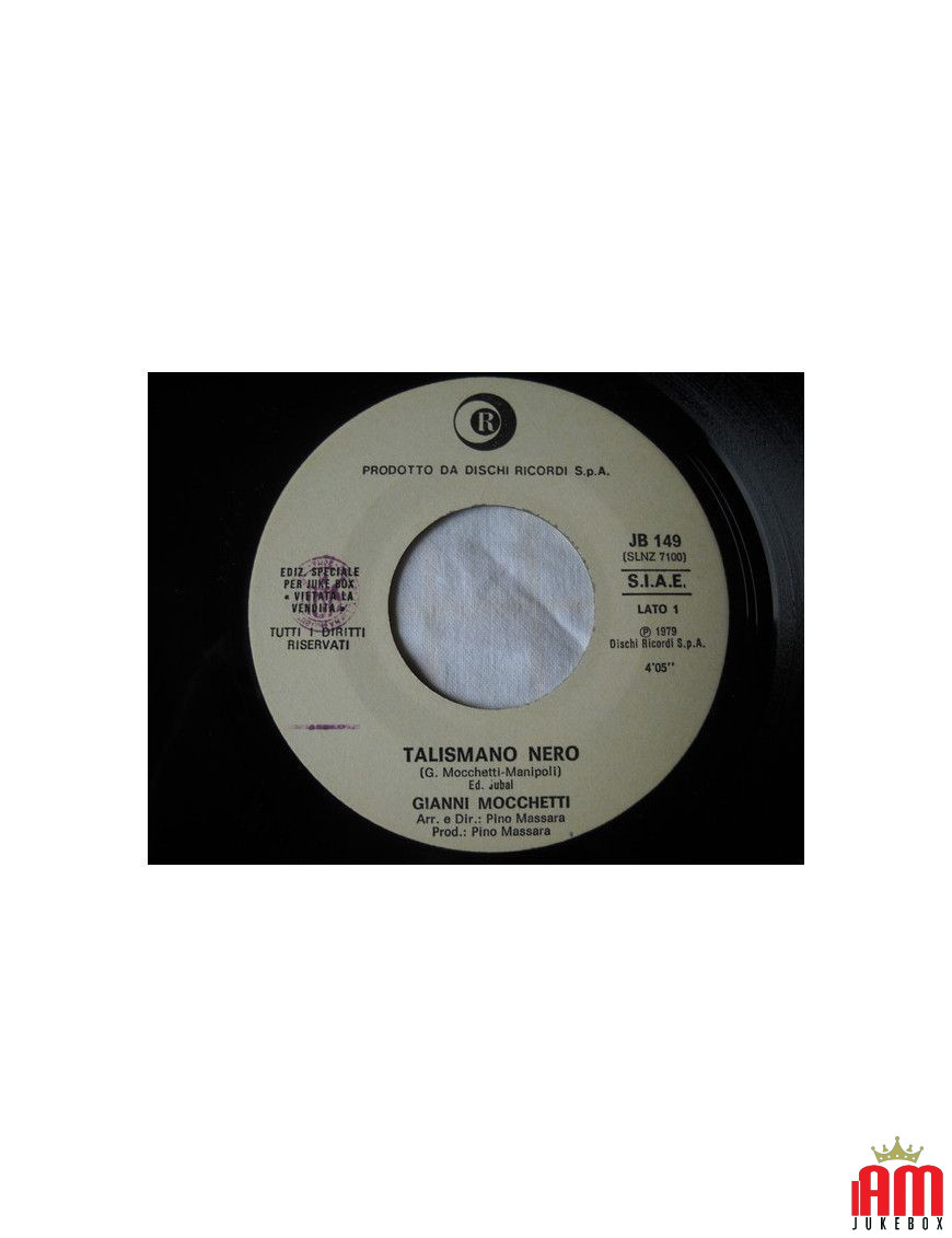 Black Talisman People Talk [Gianni Mocchetti,...] - Vinyl 7", 45 RPM, Jukebox [product.brand] 1 - Shop I'm Jukebox 