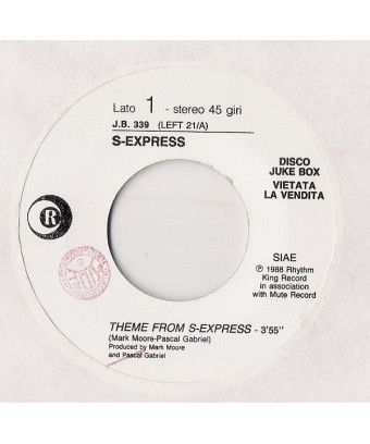 Thema von S-Express Got To Be Sure [S'Express,...] – Vinyl 7", 45 RPM, Jukebox, Stereo [product.brand] 1 - Shop I'm Jukebox 