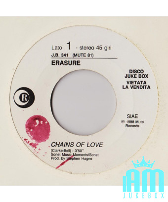 Chains Of Love Give A Little Love [Erasure,...] - Vinyle 7", 45 RPM, Jukebox [product.brand] 1 - Shop I'm Jukebox 