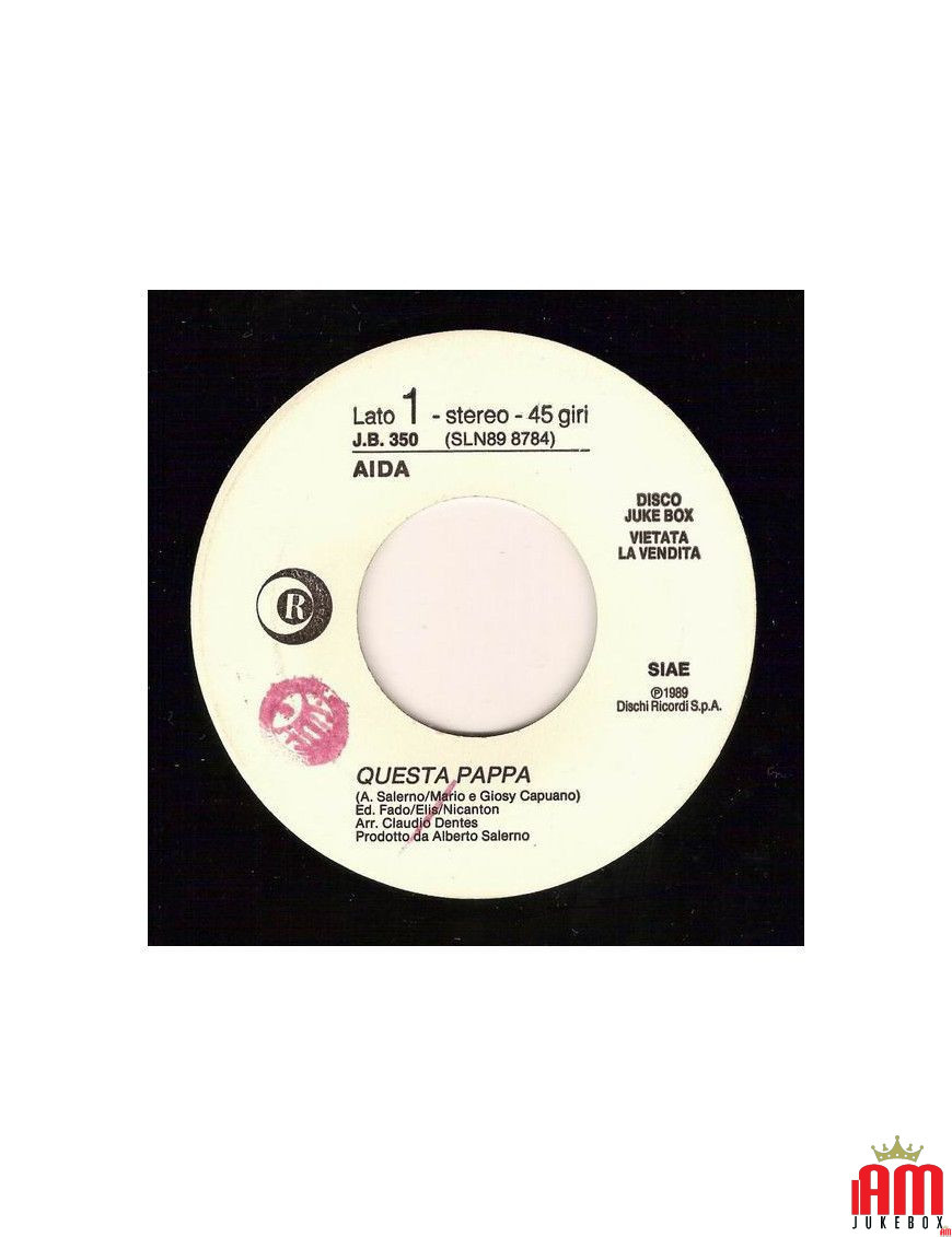 Questa Pappa Everything Counts [Aida Cooper,...] – Vinyl 7", 45 RPM, Jukebox [product.brand] 1 - Shop I'm Jukebox 