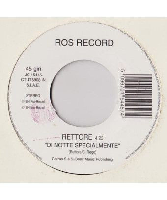 At Night Especially The Emperor's House [Rettore,...] - Vinyl 7", 45 RPM, Stereo [product.brand] 1 - Shop I'm Jukebox 