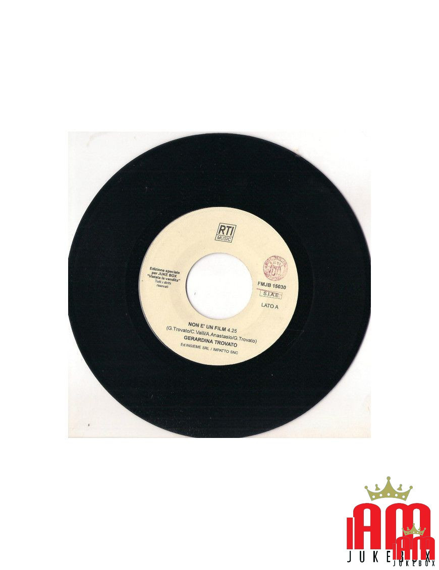 It's Not A Film Five Days [Gerardina Trovato,...] - Vinyl 7", 45 RPM, Jukebox [product.brand] 1 - Shop I'm Jukebox 