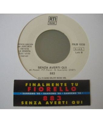 Finally You Without Having You Here [Fiorello,...] - Vinyl 7", 45 RPM, Jukebox [product.brand] 1 - Shop I'm Jukebox 