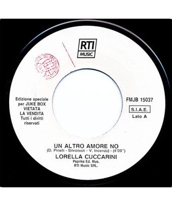 Un Altro Amore No La Vestaglia [Lorella Cuccarini,...] - Vinyl 7", 45 RPM, Jukebox [product.brand] 1 - Shop I'm Jukebox 