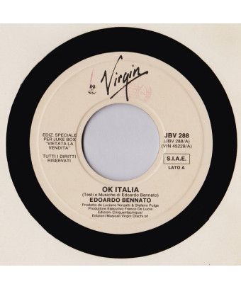 Ok Italia Heart And Soul [Edoardo Bennato,...] - Vinyl 7", 45 RPM, Jukebox [product.brand] 1 - Shop I'm Jukebox 