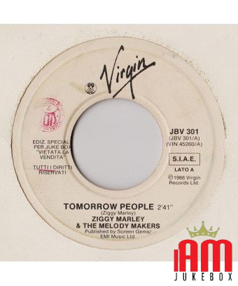 Tomorrow People No Clause 28 [Ziggy Marley And The Melody Makers,...] - Vinyle 7", 45 RPM, Jukebox [product.brand] 1 - Shop I'm 