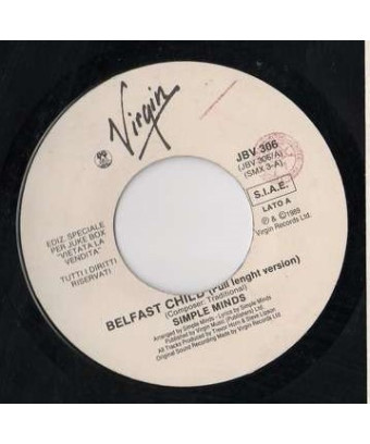 Belfast Child [Simple Minds] - Vinyl 7", 45 RPM, Jukebox [product.brand] 1 - Shop I'm Jukebox 