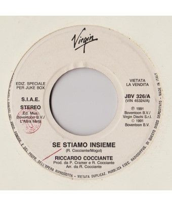 Si nous sommes ensemble Sérénade [Riccardo Cocciante,...] - Vinyl 7", 45 RPM, Jukebox, Stéréo [product.brand] 1 - Shop I'm Jukeb