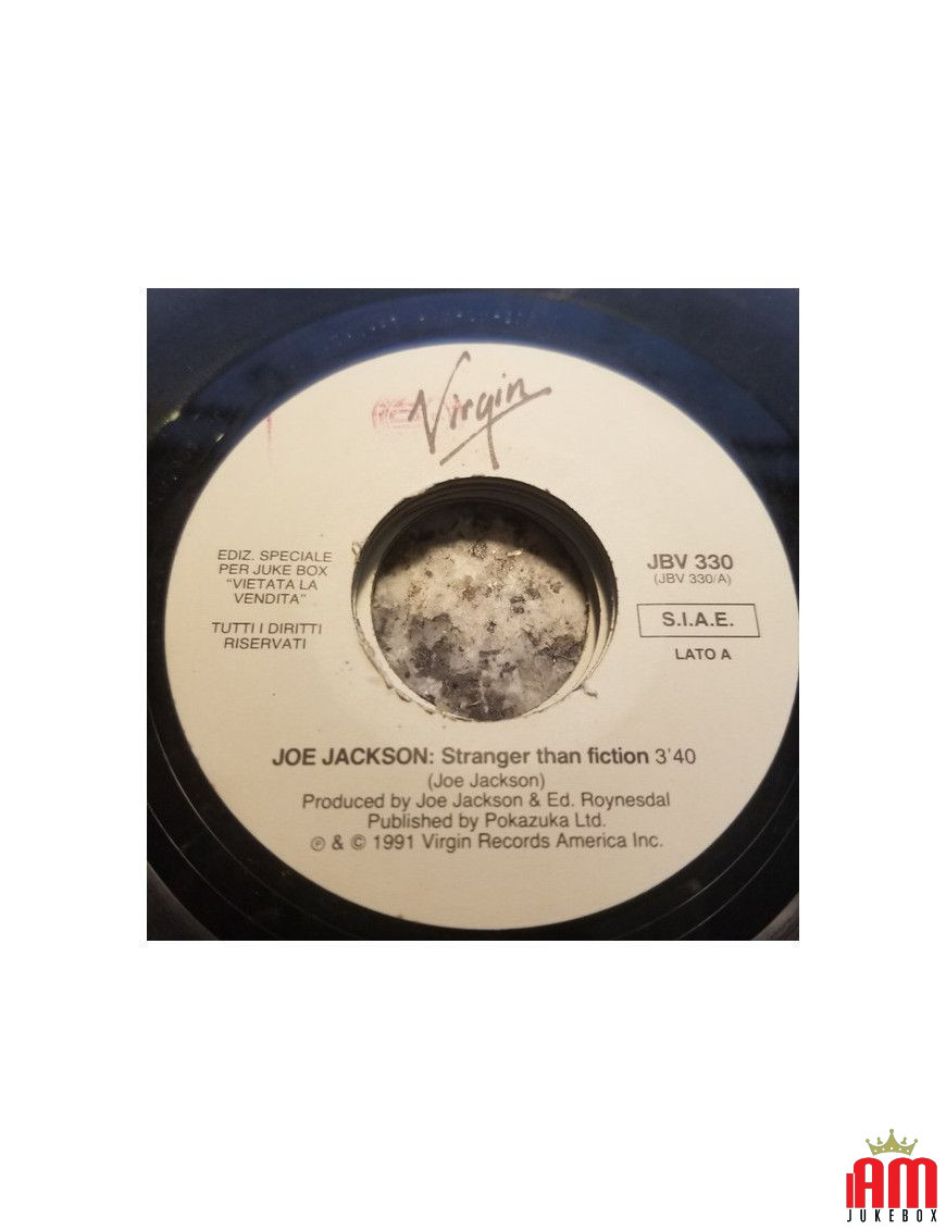 Stranger Than Fiction   Kozmik (Single Edit) [Joe Jackson,...] - Vinyl 7", 45 RPM, Jukebox