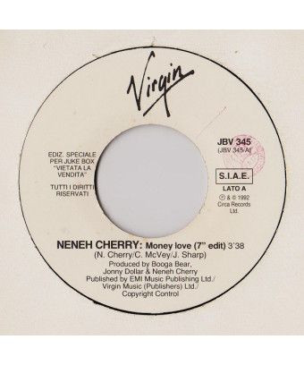 Money Love (7" Edit) Carry On (Radio Version) [Neneh Cherry,...] - Vinyle 7", 45 RPM, Jukebox [product.brand] 1 - Shop I'm Jukeb